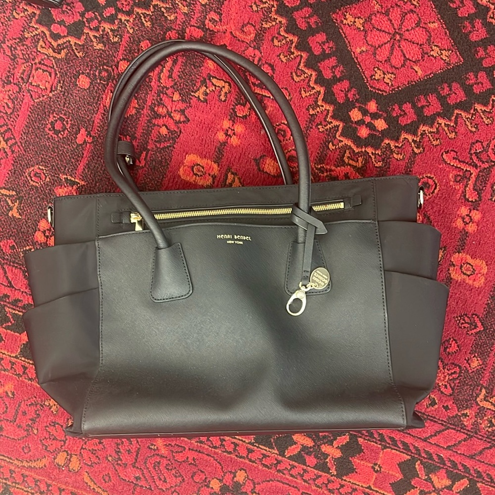 Henri Bendel Luxury Diaper Bag (black)